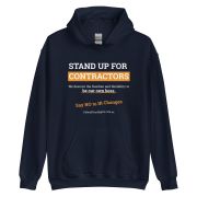 Stand Up For Contractors – Hoodie